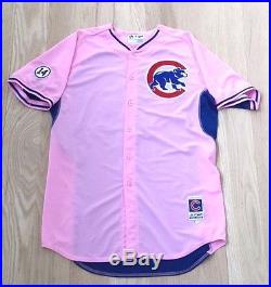 chicago cubs pink jersey