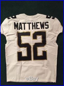 Clay Matthews Game Issued 2016 NFL Pro 