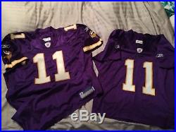 04 Daunte Culpepper Game Issued Minnesota Vikings Jersey AND 02 Practice Jersey