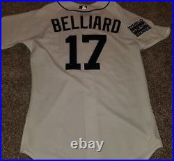06 Game Issued Worn Majestic Detroit Tigers Rafael Belliard World Series Jersey
