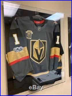 #1 Game Used Away & #1 Game Issued Home Jersey Vegas Golden Knights VGK 2017-18