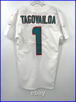 #1 Tua Tagovailoa Miami Dolphins Nike Team Issued Sample Jersey Sz-42 Q-bk