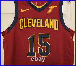 100% Authentic 2017-18 Cleveland Cavaliers Team Issued Worn Jersey Pro-Cut 46 L