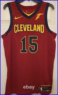 100% Authentic 2017-18 London Perrantes Cleveland Cavs Team Issued Jersey 46 L