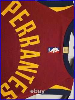 100% Authentic 2017-18 London Perrantes Cleveland Cavs Team Issued Jersey 46 L