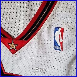 100% Authentic 97 98 Sixers 76ers Home Game Issued Pro Cut Jersey 48 iverson