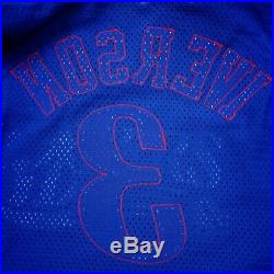 100% Authentic Allen Iverson Champion 99 00 Sixers Game Issued Jersey 44+2