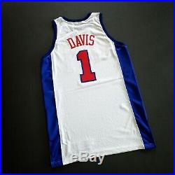 100% Authentic Baron Davis Adidas Clippers 09 10 Game Worn Issued Jersey Mens