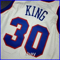 100% Authentic Bernard King Champion 1991 Bullets Game Worn Issued Jersey 46+3