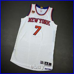 100% Authentic Carmelo Anthony 2016 Knicks Game Issued Jersey Size L+2 Mens