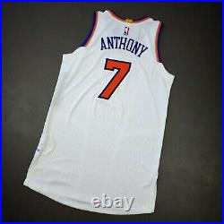 100% Authentic Carmelo Anthony Adidas 2016 Knicks Game Issued Jersey Size L+2