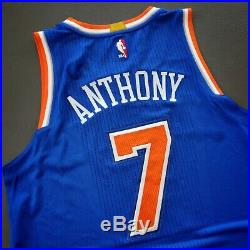 100% Authentic Carmelo Anthony Knicks Game Issued Jersey Size L+2 worn used
