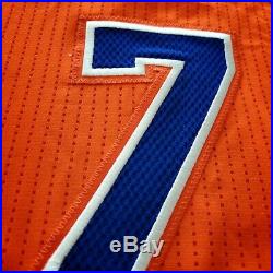 100% Authentic Carmelo Anthony Knicks Game Issued Pro Cut Jersey Size L 44 Mens