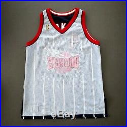 100% Authentic Charles Barkley Champion 96 97 Rockets Game Worn / Issued Jersey