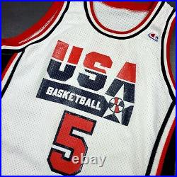 100% Authentic David Robinson 1992 USA Olympics Game Jersey 44 issued pro cut