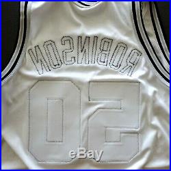 100% Authentic David Robinson Nike 01 02 Spurs Game Issued Jersey Mens Worn