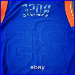 100% Authentic Derrick Rose Adidas 2015 Knicks Game Issued Pro Jersey Size XL+2