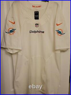 100% Authentic Game Issued Miami Dolphins Nike Jersey Men's XL 46 Blank