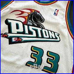 100% Authentic Grant Hill Nike 98 99 Pistons Game Issued Jersey worn used