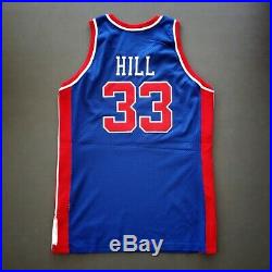 100% Authentic Grant Hill Vintage Champion 95 96 Pistons Game Worn Issued Jersey