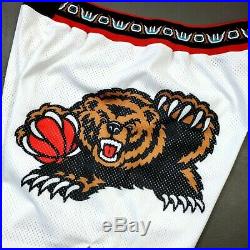 100% Authentic Grizzlies Vintage Champion Game Issued Pro Cut Shorts Size 46
