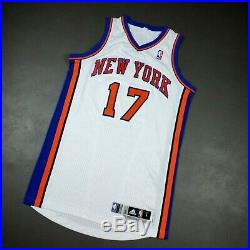 100% Authentic Jeremy Lin 2011 NY Knicks Game Issued Jersey Size L+2 Mens