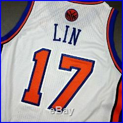 100% Authentic Jeremy Lin 2011 NY Knicks Game Issued Jersey Size L+2 Mens