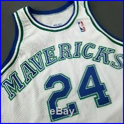 100% Authentic Jimmy Jackson Vintage 95 96 Game Worn Issued Mavericks Jersey