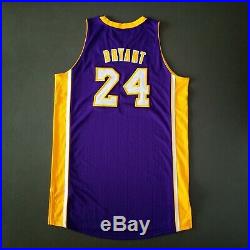 100% Authentic Kobe Bryant Adidas LA Lakers Game Worn Used Issued Jersey