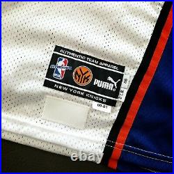 100% Authentic Latrell Sprewell Puma 00 01 Knicks Game Issued Jersey 48+2 Mens