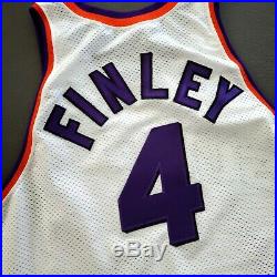 100% Authentic Michael Finley 95 96 Champion Suns Game Issued Jersey 48+3