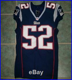 100% Authentic NFL Elite Game Team issued New England Patriots Jersey size 42 SB