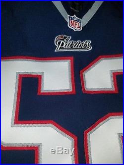 100% Authentic NFL Elite Game Team issued New England Patriots Jersey size 42 SB