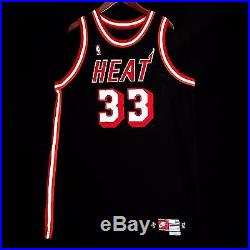 100% Authentic Nike Alonzo Mourning Game Issued Miami Heat Jersey