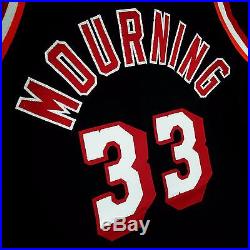 100% Authentic Nike Alonzo Mourning Game Issued Miami Heat Jersey