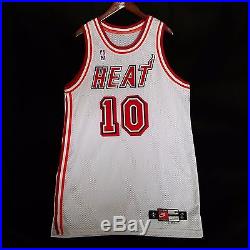 100% Authentic Nike Tim Hardaway Game Issued Miami Heat Jersey Size 48 Pro Cut