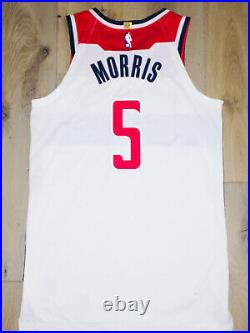 100% Authentic Nike Wizards Markieff Morris Game Worn/Issued Jersey Pro Cut
