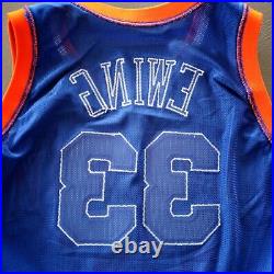 100% Authentic Patrick Ewing Champion 92 93 Knicks Game Issued Jersey 48+6 Mens
