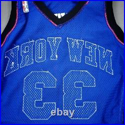 100% Authentic Patrick Ewing Signed Champion 95 96 Knicks Game Issued Jersey