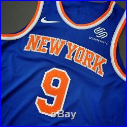 100% Authentic RJ Barrett Nike Knicks Game Issued Jersey Size 48+6 worn used