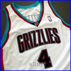 100% Authentic Stromile Swift Champion 00 01 Grizzlies Game Issued Jersey worn