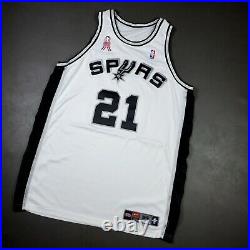 100% Authentic Tim Duncan Nike 2001 2002 Spurs Game Issued Jersey Mens 911