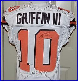 10ROBERT GRIFFIN lll, 2016 NIKE, Game Issued, AUTOGRAPHED, COA