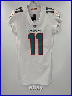#11 Devante Parker Miami Dolphins Nike Team Issued Jersey Sz-42 Year 2017