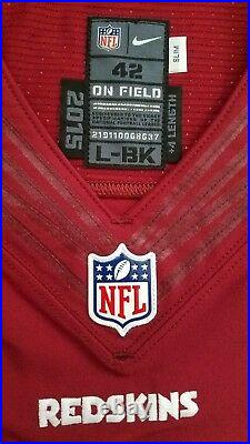 #12 No Name of Washington Redskins NFL Locker Room Game Issued Jersey