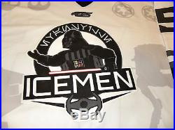 15-16 Evansville IceMen ECHL #15 Star Wars Night Darth Vader Game Issued Jersey