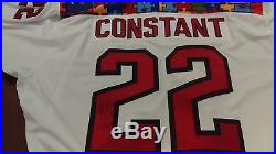 15-'16 Game Issued ECHL ADK Thunder Ryan Constant Autism Jersey Calgary