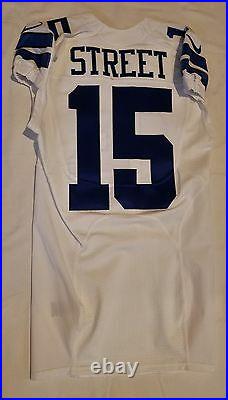 #15 Devin Street of Dallas Cowboys NFL Locker Room Game Issued Jersey