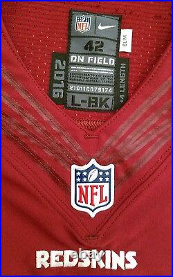 #15 No Name of Washington Redskins NFL Locker Room Game Issued Jersey
