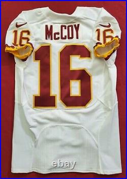 #16 Colt McCoy of Washington Redskins NFL Locker Room Game Issued Jersey
